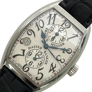 Franck Muller Master Banker 7880 MB SC DT 35mm Stainless steel Silver