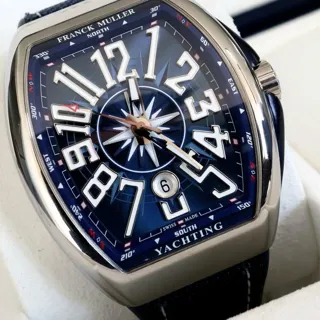 Franck Muller Vanguard V45 SC DT AC BL 44mm Stainless steel Blue