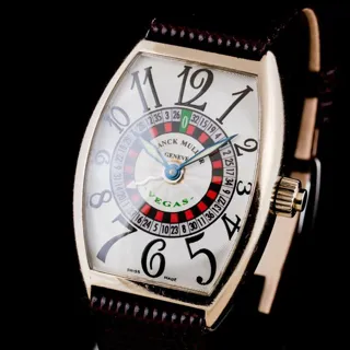 Franck Muller Vegas 5850 32mm White gold Silver