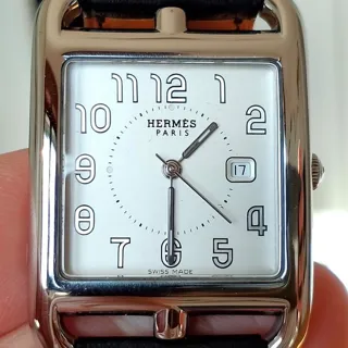 Hermès Cape Cod CC2.710 29mm Stainless steel White