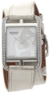 Hermès Cape Cod CC3.730 29mm Stainless steel White