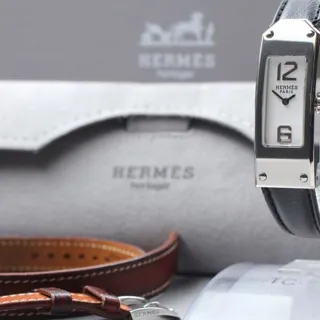 Hermès Kelly KT1.210 15mm Stainless steel White