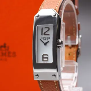 Hermès Kelly KT1.210 15mm Stainless steel White