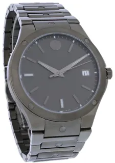 Movado 0607515 41mm Stainless steel Gray