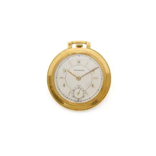 Movado 2535 43mm 18k yellow gold