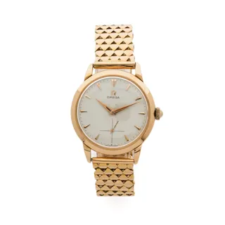 Omega 2684 18k rose gold Cream