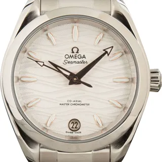 Omega Aqua Terra 220.10.34.20.02.001 34mm Stainless steel Silver