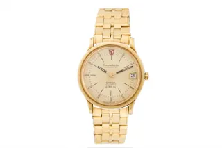 Omega Constellation 198.003 35mm 18k yellow gold Golden