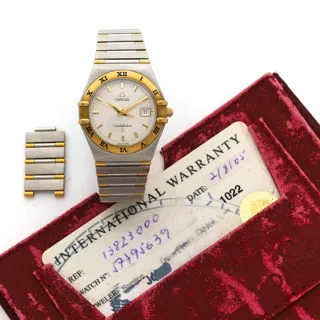 Omega Constellation 27mm Stainless steel and 18k yellow gold Silver