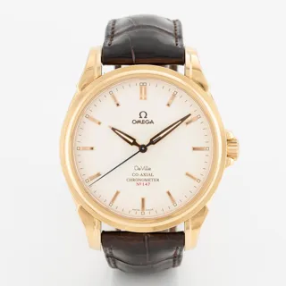 Omega De Ville 4658.30.32 44mm Red gold White