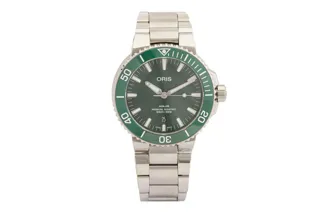 Oris Aquis Date 01 733 7730 4157-07 8 24 05PEB 43.5mm Stainless steel Green