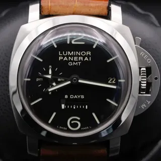 Panerai Luminor 1950 8 Days GMT 44mm Stainless steel Black