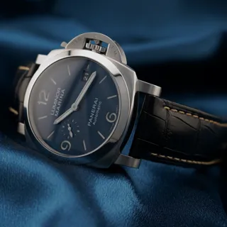 Panerai Luminor 1950 PAM01313 44mm Stainless steel Blue