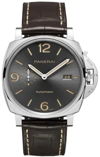 Panerai Luminor Due PAM 00943 45mm Stainless steel Gray