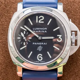 Panerai Luminor Marina Logo PAM 00005 44mm Stainless steel Black