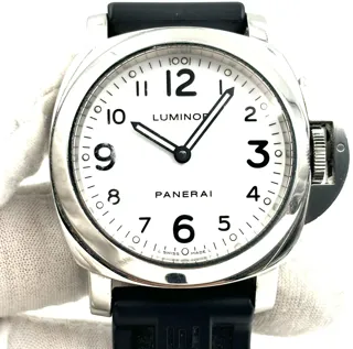 Panerai Luminor PAM114 44mm Stainless steel White