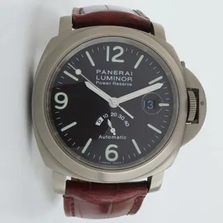 Panerai Luminor Power Reserve PAM 57 44mm Titanium Brown