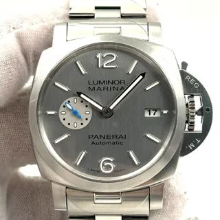 Panerai Luminor PAM 977 42mm Stainless steel Silver