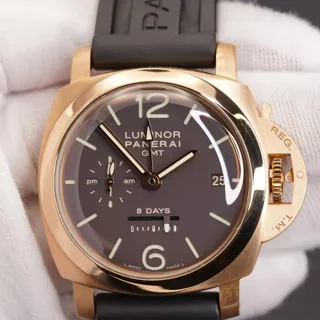 Panerai Luminor 44mm Rose gold Brown