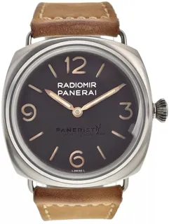 Panerai Radiomir Venti PAM02020 Stainless steel Brown