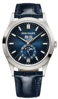 Patek Philippe Complications 5396G-017 38.5mm White gold Blue