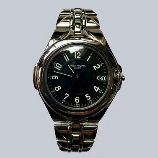 Patek Philippe Sculpture 5091 37mm Stainless steel Black