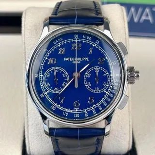 Patek Philippe Split-Seconds Chronograph 5370P-011 41mm Platinum Blue