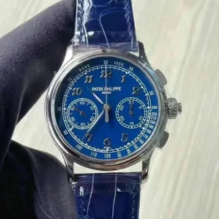 Patek Philippe Split-Seconds Chronograph 5370P-011 41mm Platinum Blue