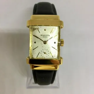 Patek Philippe Top Hat 1450 25mm Yellow gold Silver