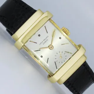 Patek Philippe Top Hat 1450 25mm Yellow gold Silver