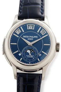 Patek Philippe Tourbillon Minute Repeater Perpetual Calendar 5207G-001 41mm White gold Blue