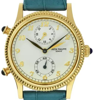 Patek Philippe Travel Time 4864J 29mm Yellow gold White