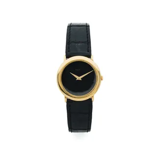 Piaget 9048 18k yellow gold Black