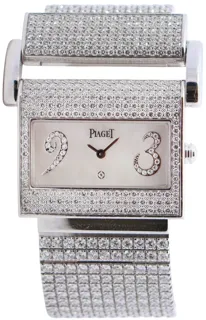 Piaget Protocole G0A29021 30mm White gold White