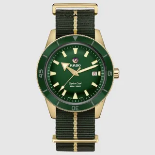 Rado Captain Cook R32504317 42mm Bronze and Ceramic and Titanium Green