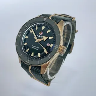 Rado Captain Cook R32504317 42mm Bronze and Ceramic and Titanium Green