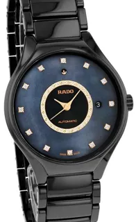 Rado True R27109742 40mm Black ceramic Black