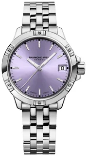 Raymond Weil Tango 5960-ST-46001 Stainless steel Lavender$Light Purple Sunray