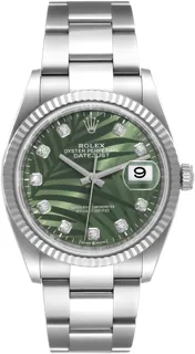 Rolex Datejust 36 126234 Stainless steel Olive green