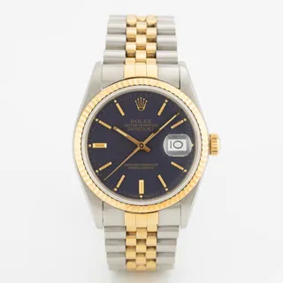 Rolex Datejust 36 16013 36mm Stainless steel and gold