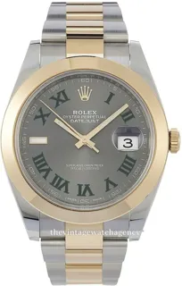 Rolex Datejust 41 126303-0019 Yellow gold and Oystersteel Gray