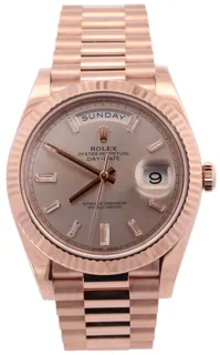 Rolex Day-Date 40 228235 40mm Everose gold Gray