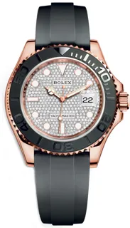 Rolex Yacht-Master 40 126655 40mm Rose gold pave diamond