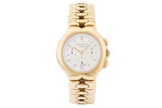 Tiffany Tesero M0333 18k yellow gold White