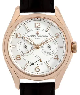 Vacheron Constantin Fiftysix 4400E/000R-B436 40mm Rose gold Silver