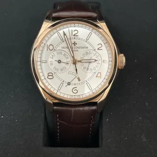 Vacheron Constantin Fiftysix 4400E/000R-B436 40mm Rose gold Silver