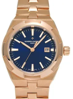 Vacheron Constantin Overseas 4600V/200R-B979 34.5mm Rose gold Blue