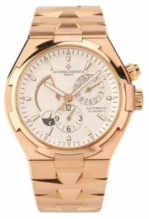 Vacheron Constantin Overseas Dual Time 47450/B01R-9404 Rose gold Silver