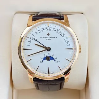 Vacheron Constantin Patrimony 4010U/000R-B329 42.5mm Rose gold Silver