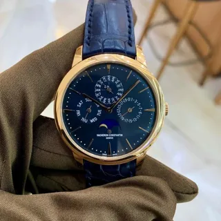 Vacheron Constantin Patrimony 43175/000R-B519 41mm Rose gold Blue